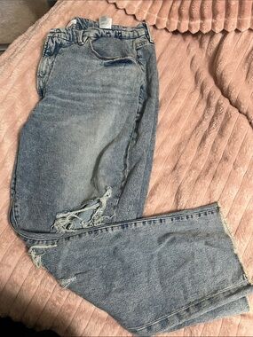 Good American Jeans Good Boy High Waist Slim Leg Boyfriend size 22